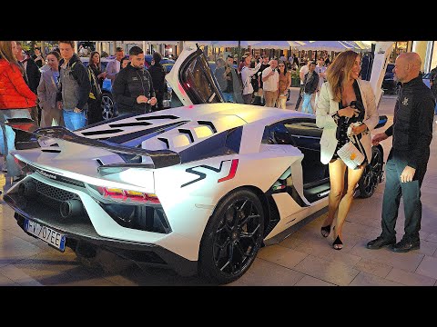 BILLIONAIRES NIGHTLIFE IN MONACO 2025 SUPERCARS #billionaire #luxury