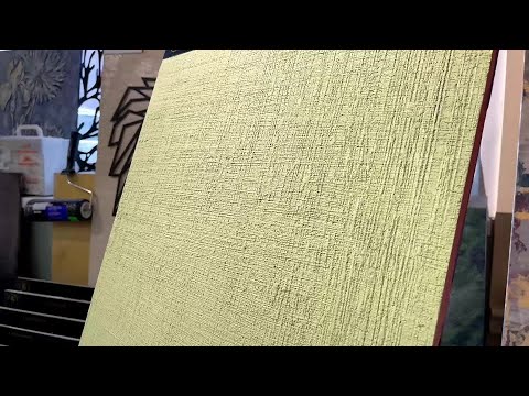 Awesome Effect👍 Made of Decorative plaster/Burlap Effect