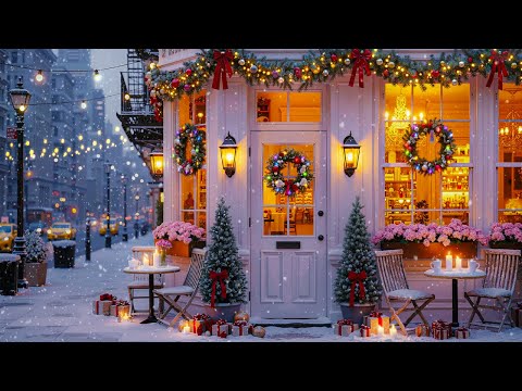 New York Christmas Cafe Jazz ☃️ Relaxing Jazz & Bossa Nova Music for Study, Work and Relaxation