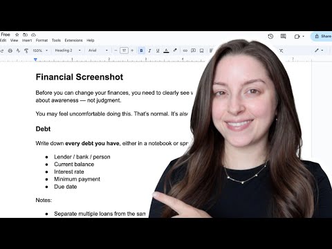 Debt Free 2026 - Week 1