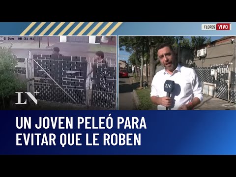 Peligro en el conurbano: un joven peleó para evitar que le roben el celular