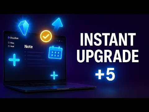 5 Plugins That Instantly Upgrade Obsidian (+1 Bonus Plugin!)
