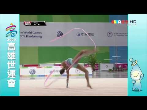 Eugenia Kanaeva Ribbon The World Games 2009 Kaohsiung 720p