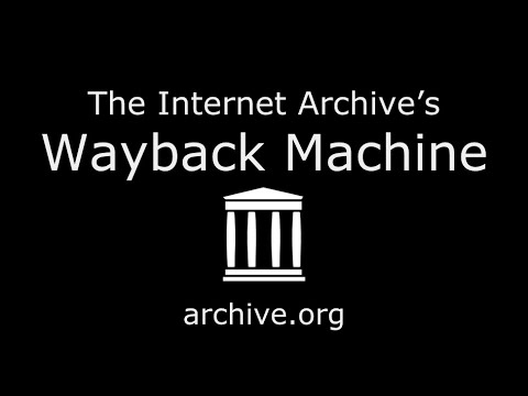 How to use the Wayback Machine