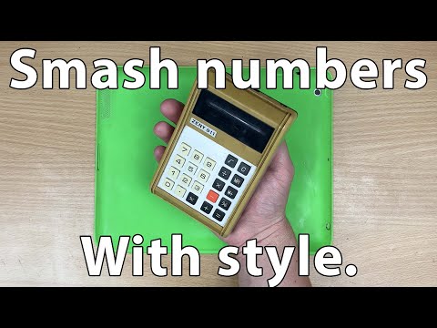 Manky old calculators.