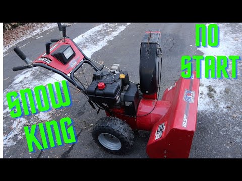 North Star Snow king 29" snowblower NO START