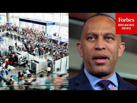 BREAKING NEWS: Hakeem Jeffries Holds Briefing After Dems Unveil Discharge Bill To Fund TSA