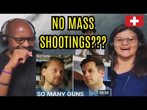 Switzerland: SO MANY GUNS, No Mass Shootings | Americans React