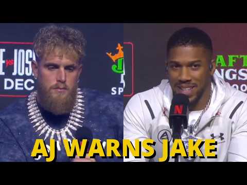 Jake Paul vs Anthony Joshua - Final Presser Highlights