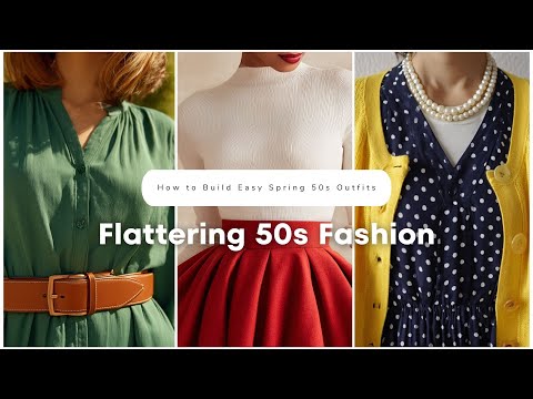 🌸 How to Build Easy Spring 50s Outfits from Basics You Already Own! ✨