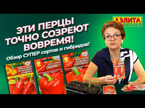 SUPER PEPPERS from Agrofirm Aelita! Review of EARLY VARIETIES that are NOT TOO LATE to plant NOW!
