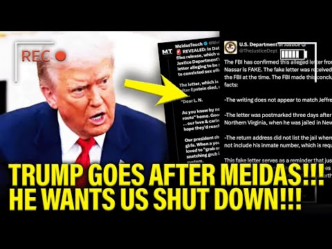 Trump COMES AFTER Meidas for Exposing EPSTEIN COVER UP