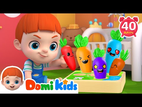 趣味種蘿蔔🥕  + 更多兒歌🎵｜人氣兒歌🔥｜連續播放📀｜TOP兒歌🎶｜寶貝多米