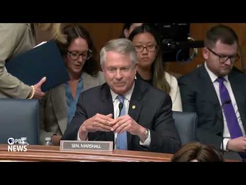 WATCH: Sen. Marshall questions RFK Jr. in Trump budget request hearing