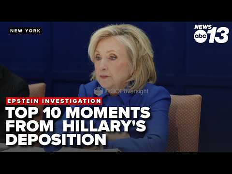 10 MOMENTS you can't miss from Hillary Clinton's EPSTEIN DEPOSITION