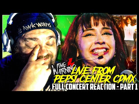 Reacting to THE WARNING - Live from the Pepsi Centre, CDMX (Full Concert Reaction) - Part 1