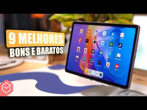 TOP 9 TABLETS BONS e BARATOS (até R$2000) para ESTUDAR, TRABALHAR e JOGAR!