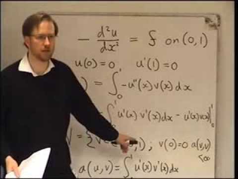 Finite element method course lecture 0 part I 22 Nov 2013: finite element in 1D
