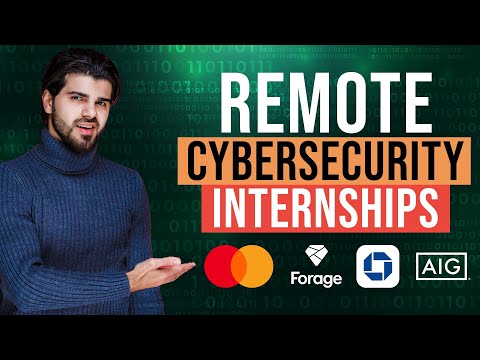 How to Complete CYBERSECURITY INTERNSHIPS with Some of the LARGEST Companies in the World