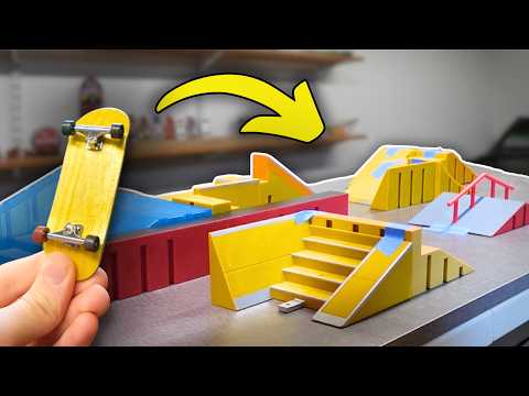 I Made an Old School Tech Deck Skatepark