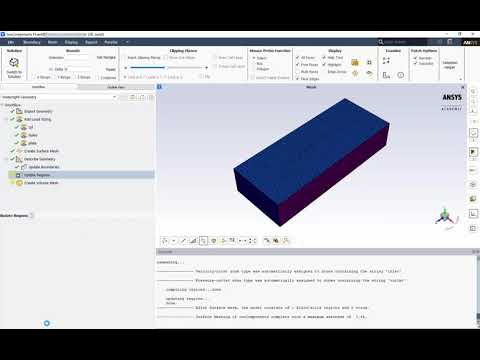 Using ANSYS Fluent Meshing for CFD Simulation