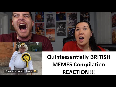 Americans React to Quintessentially British Memes Compilation - Funniest British Videos REACTION