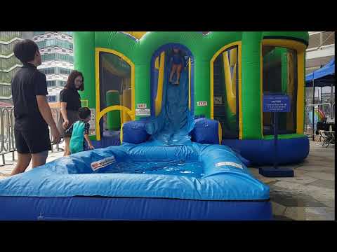 Inflatable Water Slide: Dash and Splash (Changi City Point)