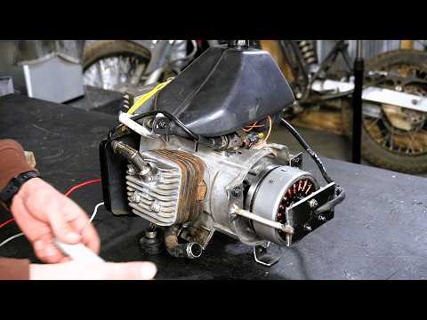Construí un Generador Eléctrico con un Motor 2T y un Alternador de Moto