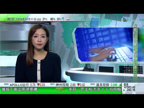無綫TVB 0030新聞報道｜諾貝爾獎｜和平獎得主馬查多未能出席挪威頒獎禮 由女兒代領｜摩洛哥第三大城市兩座建築物倒塌 至少22死16傷｜英國制裁中俄多間公司指涉網絡攻擊 中方批藉網絡安全搞政治操弄｜