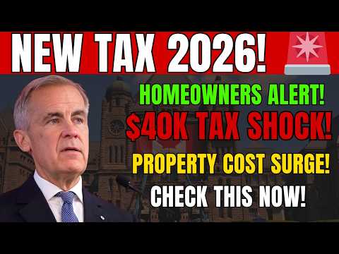 🚨 Canada's New 2026 Property Tax Could Cost Homeowners $40,000/Year | What You Must Know NOW!
