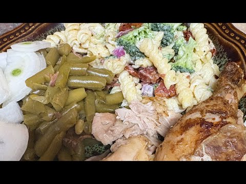Rotisserie Chicken and Creamy Broccoli Bacon Pasta Salad