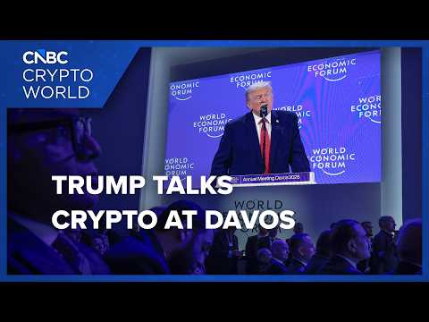 President Trump touts progress on crypto regulation at the World Economic Forum: CNBC Crypto World