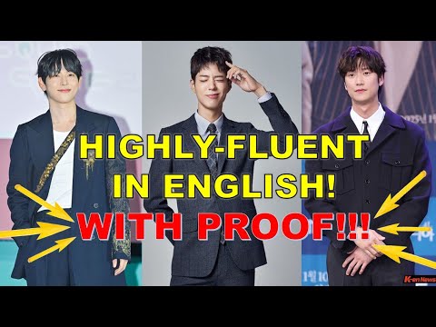 10 Korean Male Actors in 2025 who are VERY FLUENT in ENGLISH! WITH PROOF!!!