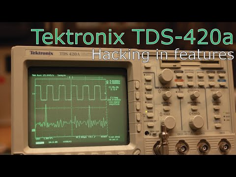 Tektronix TDS 420a adding extended options