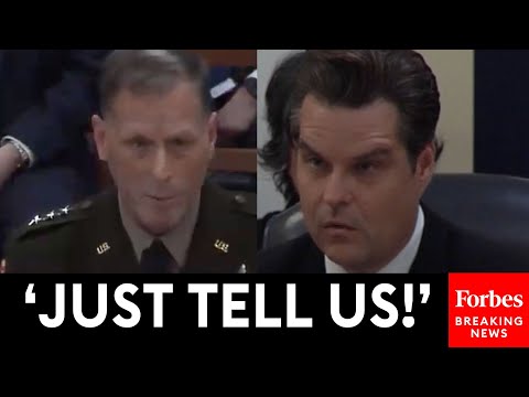 'Did Anyone Get Fired?': Matt Gaetz Mercilessly Grills Army Officials Over Extremism Policies