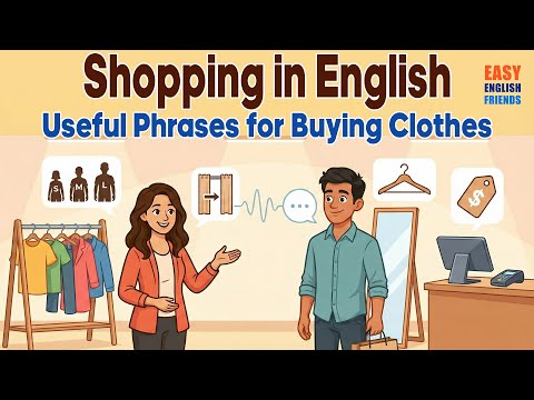 Shopping in English: Useful Phrases for Buying Clothes & Asking for Sizes