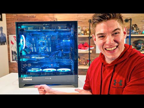 The Ultimate Custom Water Cooled AMD Gaming, Editing, & Streaming PC Build!