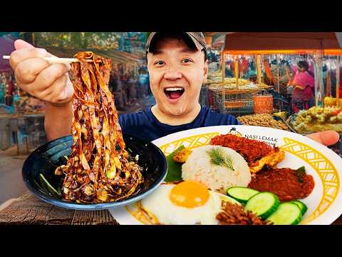 24 Hours Eating ONLY Michelin HAWKER FOOD in Singapore! BEST Michelin CHEAP EATS
