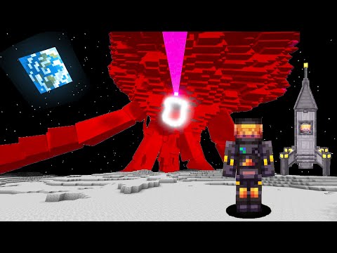 Wither Storm Survival on the Moon in Minecraft...