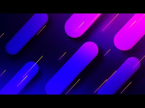 Rounded Neon Purple Lines Gradient Background video | Footage | Screensaver