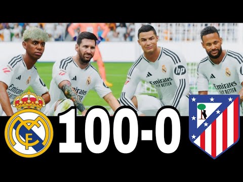 FC 25 -MESSI RONALDO NEYMAR & MBAPPE | ALL STARS | AL NASSR 100-0 MANCHESTER UNITED
