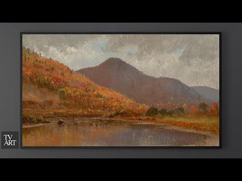 TV Art Screensaver | Autumn Landscape Vintage Painting | OneArt Collection