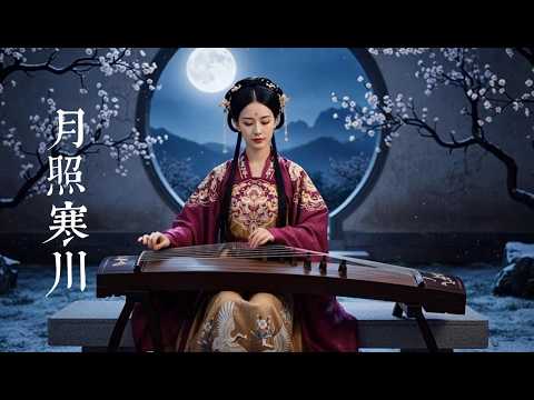 月照寒川 · 古箏輕奏｜冬夜靜思療癒音樂｜古筝 ｜竹笛 ｜二胡｜ 洞箫｜ 古琴 •  古风純音乐