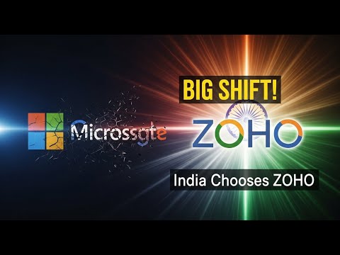 India Ditches Microsoft & Google? | Government Chooses ZOHO | Made in India Tech Revolution
