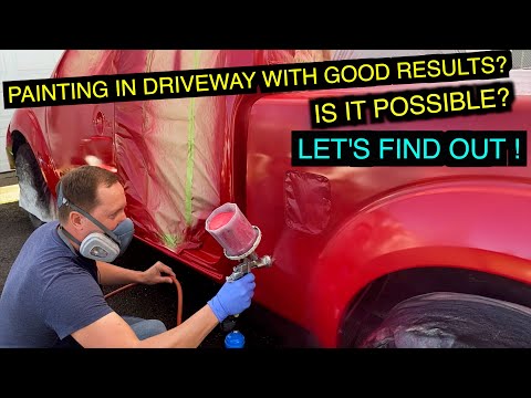 β
Can a Driveway Paint Job look as good as one done in the Paint Booth ???