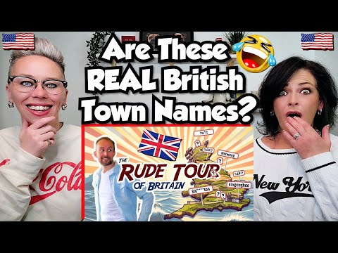 American Couple Reacts: The RUDE British Place Names Road Trip Tour! FIRST TIME REACTION! EPIC!