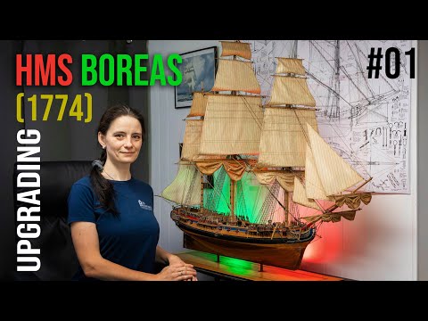Restoration & Upgrading of the HMS BOREAS (1774) model #01 - List of repairs