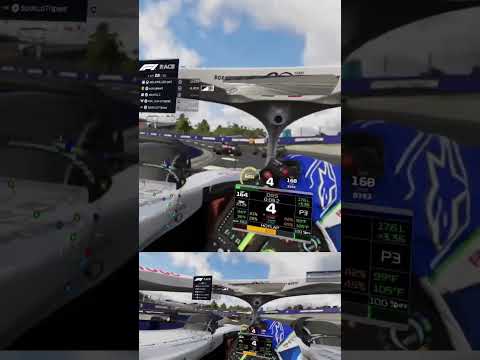 A little bit of patience and a whole lot of luck… #formula1 #simracing #virtualreality #vrracing