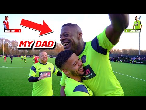 I PLAYED IN A FOOTBALL MATCH WITH MY DAD & HE SCORED!