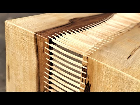 Woodworking- How to make a Modern Maple Bench, full build.